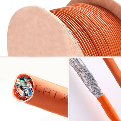 SFTP 305m Cat 7 Patch Cable محمية من رقائق معدنية ملتوية شهادة CE