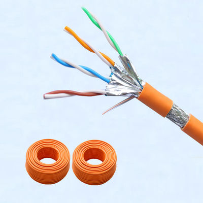 IEC11801 HDPE Cat 7 Shielded Ethernet Cable SFTP OD 7.00mm