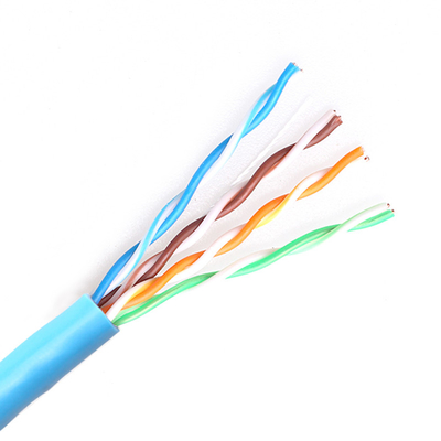 UTP Ethernet Lan Cable 4 أزواج من النحاس العاري مع موصل BC CCA